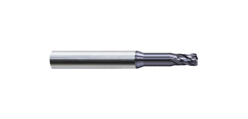 High efficiency die steel round nose milling cutter